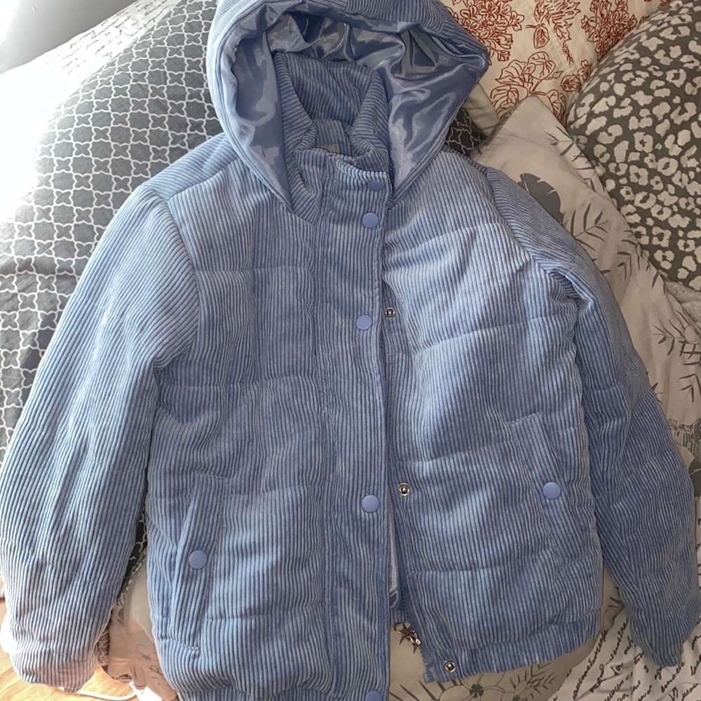Corduroy blue jacket
